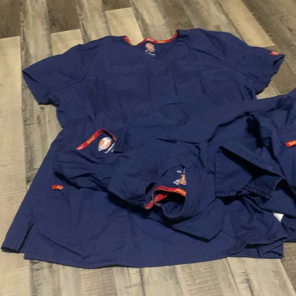 Dickies Scrub Tops Dark Blue
